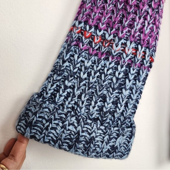 Chelsea & Theodore Multicolor Knit Cowl Neck Sweater Size L - Picture 10 of 16